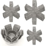 12 pices protege poele, 26 35 38 cm protege casserole et poele, rsiste  la chaleur protection poele, ...