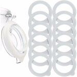 12 pièces remplacement de joints de bocal en silicone, joints d'étanchéité en silicone étanche à l'air ... 12 pièces remplacement de joints de bocal en silicone, joints d'étanchéité en silicone étanche à l'air ...