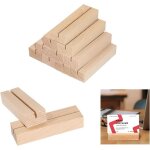 12 porte - menus bois multifonction a6, pour num�ros table, cartes � jouer