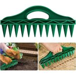 12 trous distributeur de graines semis, distributeur de semences � creuser dans le sol, semoir � graines ...