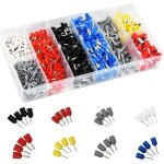 1200 pices cosses electriques a sertir, embout de cablage, cosse cble lectrique, cosse sertir kit cosses ...