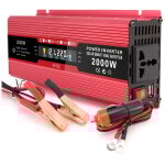Toolive - 1200w 12v à 220v onde sinusoïdale modifiée convertisseur dc à ac avec affichage lcd 1 prise ... Toolive - 1200w 12v à 220v onde sinusoïdale modifiée convertisseur dc à ac avec affichage lcd 1 prise ...