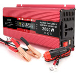 1200w 12v � 220v onde sinuso�dale modifi�e convertisseur dc � ac avec affichage lcd 1 prise ac 1 port ...
