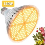 120w ampoule led de croissance � spectre complet 180 leds lampe horticole e27 lampe pour plante pour ...