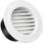 125mm bouche de ventilation avec grille de protection - abs (�125mm)