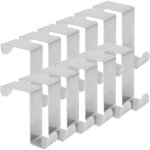 12crochets en z crochet en acier inoxydable crochets de garde robe crochets suspension de porte au dessus ...