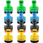 12pcs adaptateur universel pour robinet de cuisine, raccord de tuyau d'arrosage plastique 1 / 2 '' and ... 12pcs adaptateur universel pour robinet de cuisine, raccord de tuyau d'arrosage plastique 1 / 2 '' and ...