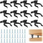 12pcs clip de fixation pour plinthes, clips pour plinthes de cuisine, avec 30 vis, pour pieds de cuisine ...