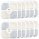 Basetbl - 12pcs filtres de fontaine pour animaux de compagnie remplacement compatible avec catit pixi ...