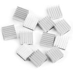 12pcs petit dissipateur thermique en aluminium, kit de refroidissement de dissipateur de chaleur, avec ...