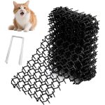 Jamais utilis]12pcs tapis anti - chat avec pointes, 20 x 15 cm tapis anti chat avec clou en u, repulsif ...