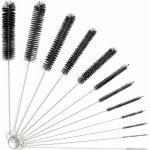 12pcs tube brosse de nettoyage, goupillon nettoyage, brosse de nettoyage tube pour bouteille en verre ...