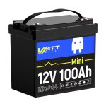 12v 100ah mini lifepo4 batterie lithium bms 100a protection basse temp�rature 15000 cycles profonds 1280wh ...