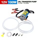 12v 100w pompe � huile diesel pompe electrique vidange huile moteur, pompe de transfert pompe extracteur ...