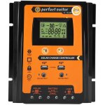 12v / 24v 70a pwm mppt version courte contrleur de charge solaire panneau solaire r�gulateur de batterie ...