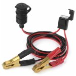 12v 24v femelle batterie allume - cigare prise connecteur de batterie 2ft voiture batterie rallonge chargeur ...