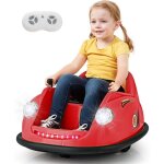 Costway - 12v auto tamponneuse lectrique enfants avec tlcommande, voiture tournante bb 360avec ...
