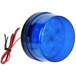 12v bleu signal d'alarme, d'alarme de balise de stroboscope de led bleue clignotant la lumire sans son ...