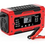 12v6a chargeur de batterie moto, chargeur moto batterie mainteneur avec automatique rparation fonction ...