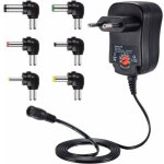12w adaptateur alimentation universelle 3v 4, 5v 5v 6v 7, 5v 9v et 12v, chargeur secteur transformateur ...