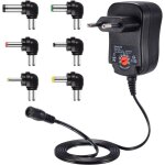 12w adaptateur secteur universel ac � dc 3v 4. 5v 5v 6v 7. 5v 9v 12v 1a transformateur d'alimentation ...