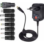 12w universel ac dc adaptateur d'alimentation 3v 4, 5v 5v 6v 7, 5v 9v et 12 v avec 8 connecteurs d'adaptateur ...
