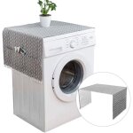130 x 55 cm housse de protection pour rfrigrateur avec poches de rangement, couvercle anti - poussire ...