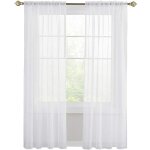 132x243 cm blanc rideaux voilage  oeillet rideau semi - transparent intrieurs pour chambre salon maison ...