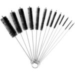 13pcs kit, brosse de nettoyage tube pour bouteille en verre b�b� biberon bouilloire clavier, tuyau brosses ...