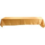 145x320cm rectangle nappe couverture de table r�sistant aux taches banquet f�te de mariage d�cor or