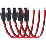 14awg sae  fil nu cble, d'extension sae connecteur rapide, power fil d'extension automobile panneau ...