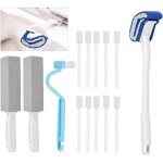 14pcs brosse de toilette en pierre ponce de nettoyage avec poign�e pour enlever taches et anti - calcaire ...