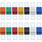 14pcs fusibles midi 30 / 40 / 50 / 60 / 70 / 80 / 100amp 32v automobile fusible bolt - on fusible pour ...