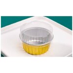 15 moules � muffins jetables en aluminium, pour desserts, pour la cuisine maison, 125 ml