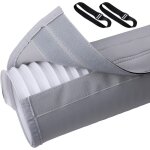 150 x 50 cm couvercle de tuyau de climatisation portable - isolation tuyau climatiseur manchon - housse ...