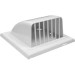  150mm couvercle blanc persienne gravit sortie murale clapet de retenue couvercle conduit grille de ...