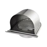 Snq - 150mm grille aeration de ventilation inox, grille de hotte chemine ronde extrieur, grille d'aration ...