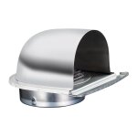 Sollbry - 150mm grille aeration de ventilation inox, grille de hotte chemine ronde extrieur, grille ...