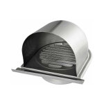Ahlsen - 150mm grille aeration de ventilation inox, grille de hotte chemine ronde extrieur, grille ...