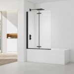 Swiss aqua technologies - 150x105 cm sk pare - baignoire en verre 2 volets pliants, orientation gauche ...