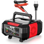 15a chargeur de batterie de voiture, nc315 12v / 24v chargeur de batterie rangement des c�bles intelligent ...