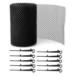 15cm x 6m maille garde - gouttire tapis de protection des feuilles bloc de gouttire feuilles bouclier ...