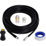 15m kit tuyau d�boucheur flexible haute pression avec adaptateur convient pour k�rcher k2 k3 k4 k5 k6 ...