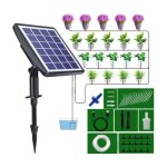 Rnemitery - 15m kitd'arrosage goutte  goutte solaire, systme d'arrosage automatique de 15 pots avec ...
