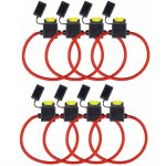 16 pack porte - fusibles 12v �tanches 14awg 20amp, fusibles lames pour voiture auto, accessoires de rechange ...