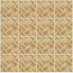 16 pcs feuilles de rev�tement de sol autocollant, papier peint maison de poupee, d�coration pour maison ...