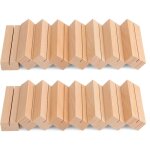 16 porte - cartes table h�tre naturel, pour menus, photos, mariages ou banquets