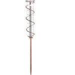 17cm capacit� spirale verre pluviom�tre cadre en m�tal jardin pluviom�tre bronze fer tube ext�rieur pluviom�tr ...