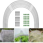 18 pcs arceaux pour serre tunnel, serre surélevée pour tunnel, cerceaux de serre, plantes poussent des ... 18 pcs arceaux pour serre tunnel, serre surélevée pour tunnel, cerceaux de serre, plantes poussent des ...
