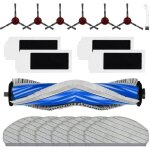 18 pi�ces accessoires pour ecovacs deebot n20 pro plus / n20 / n20 plus aspirateur robot, 1 brosse principale ...